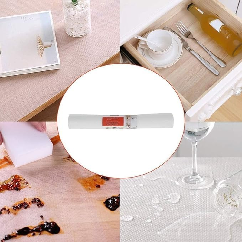 WADY Shelf Liner Non Adhesive Drawer Liner, Kitchen Cabinet Liner, Cabinet Liners for Shelves, Shelf Liners for Kitchen Cabinets Non-Adhesive, for Cupboard, Pantry Shelves, Bathroom (30X500Cm) image number 1