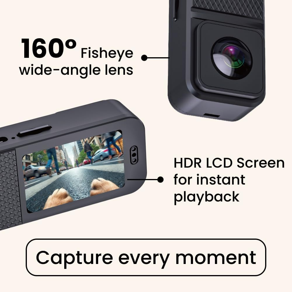 Noerden Petpov, HD Pet Camera Collar, View Life through Your Pets Eyes, Ideal for Dog and Cat image number 1