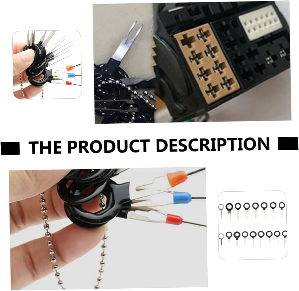 PLAFOPE 82Pcs Terminal Tool Kit Lightweight Wire Connector Pin Extractor for Easy Release and Safe Use Automotive Applications image number 5