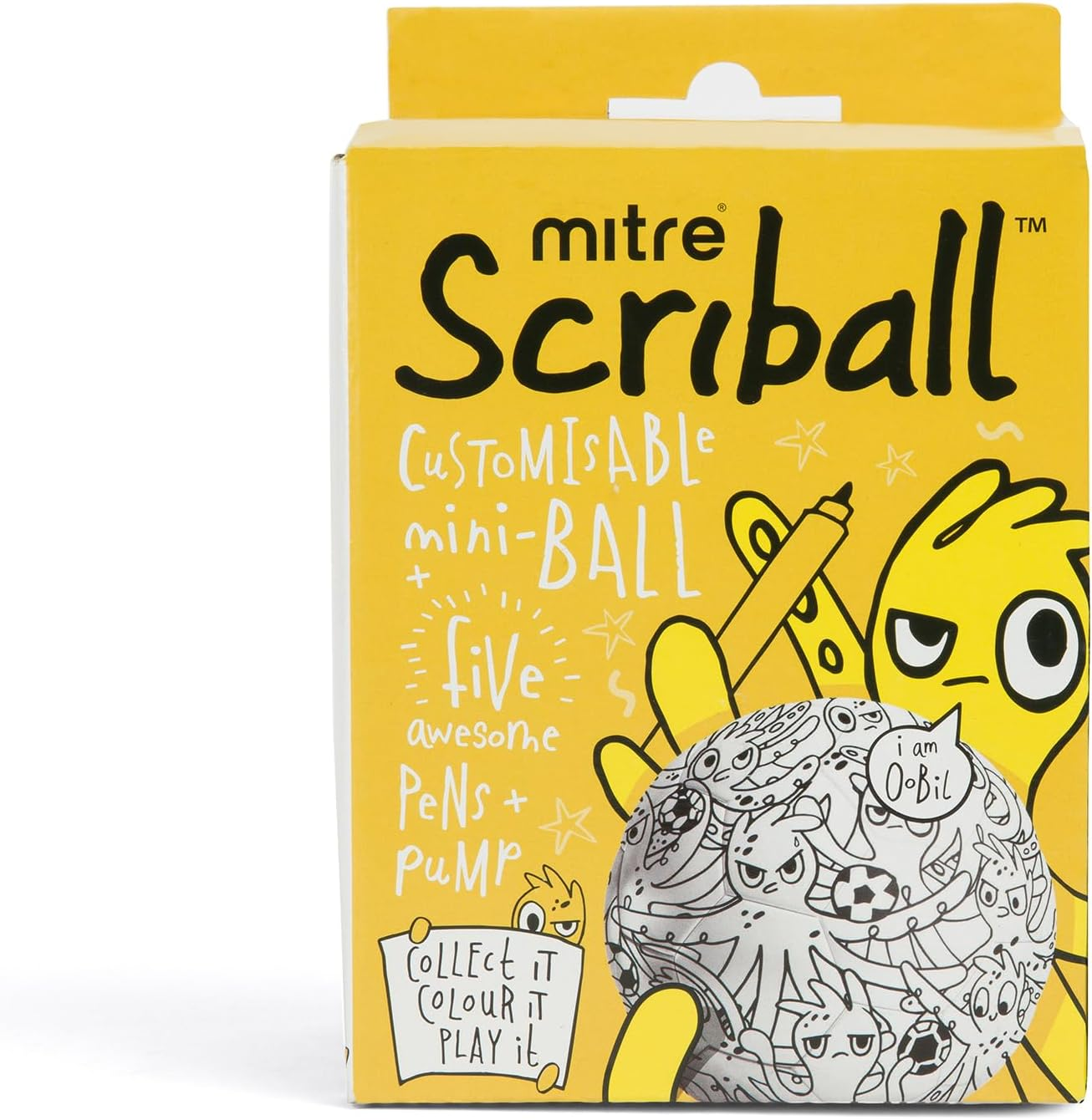 Mitre Scriball Ooodles | Customizable Mini Football | Ideal All Occasions - Oobil image number 4