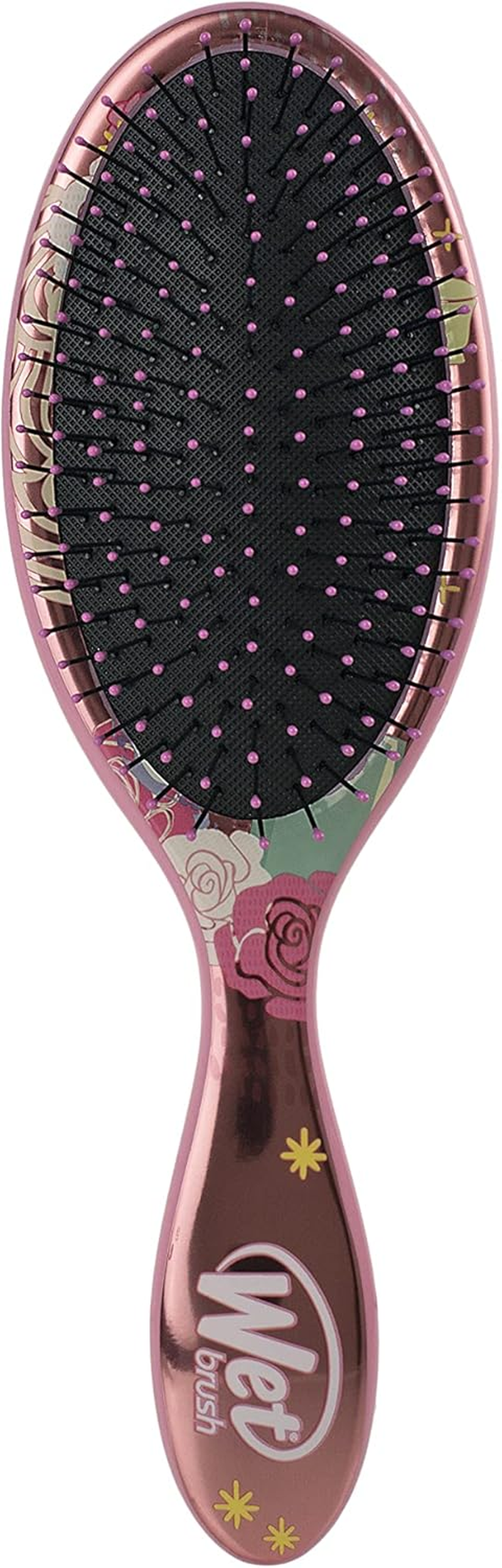 Wet Brush Disney Original Detangler Brush Princess Wholehearted - Rapunzel, Silver - All Hair Types - Ultra-Soft Intelliflex Bristles Glide through Tangles with Ease