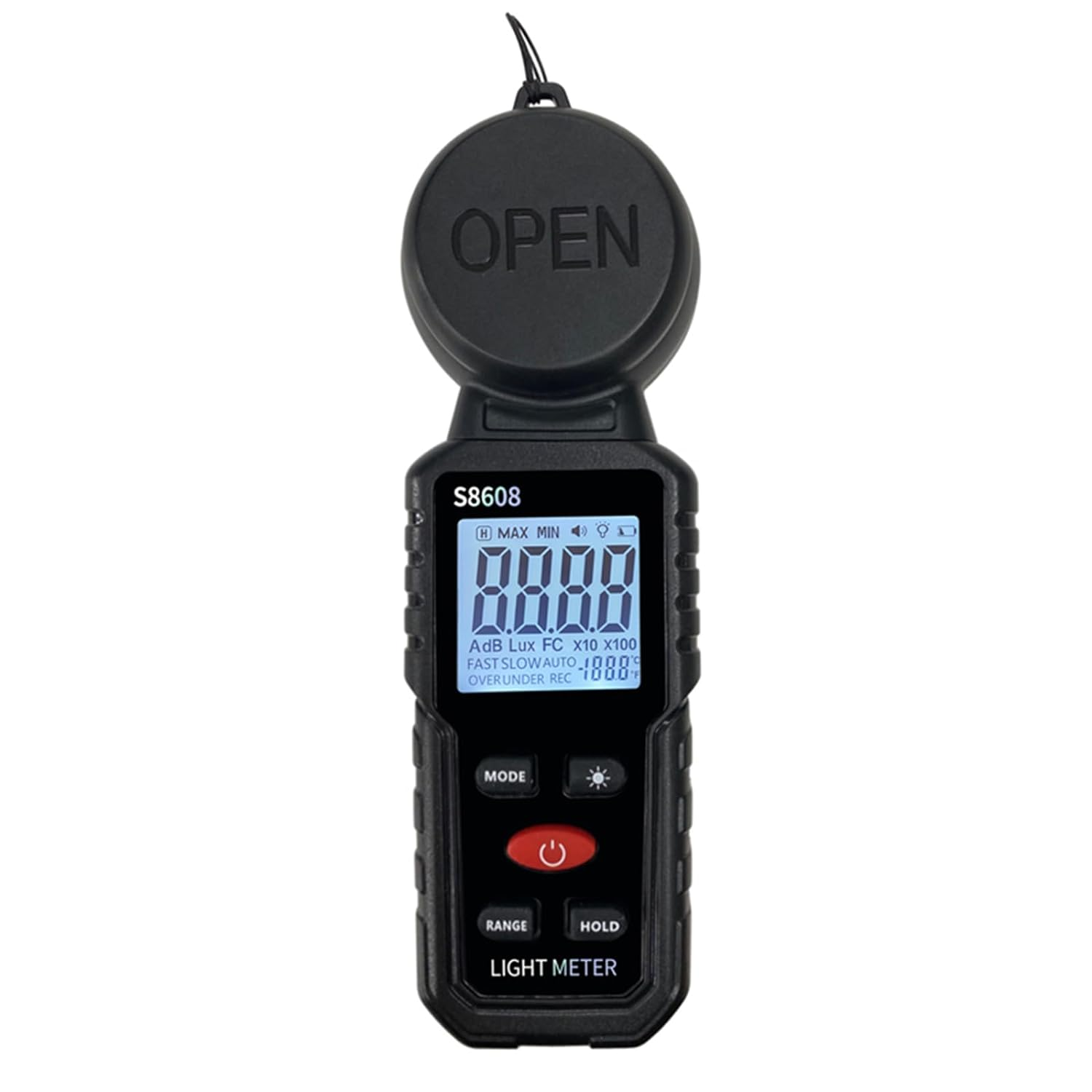 Digital Illuminance Light Meter Tester 200,000Lux Meter (18,500FC) Luxmeter Lighting Intensity Brightness Measurement Tool for Indoor Outdoor Grow Plants Film Photography Lumens LED Photometer image number 6