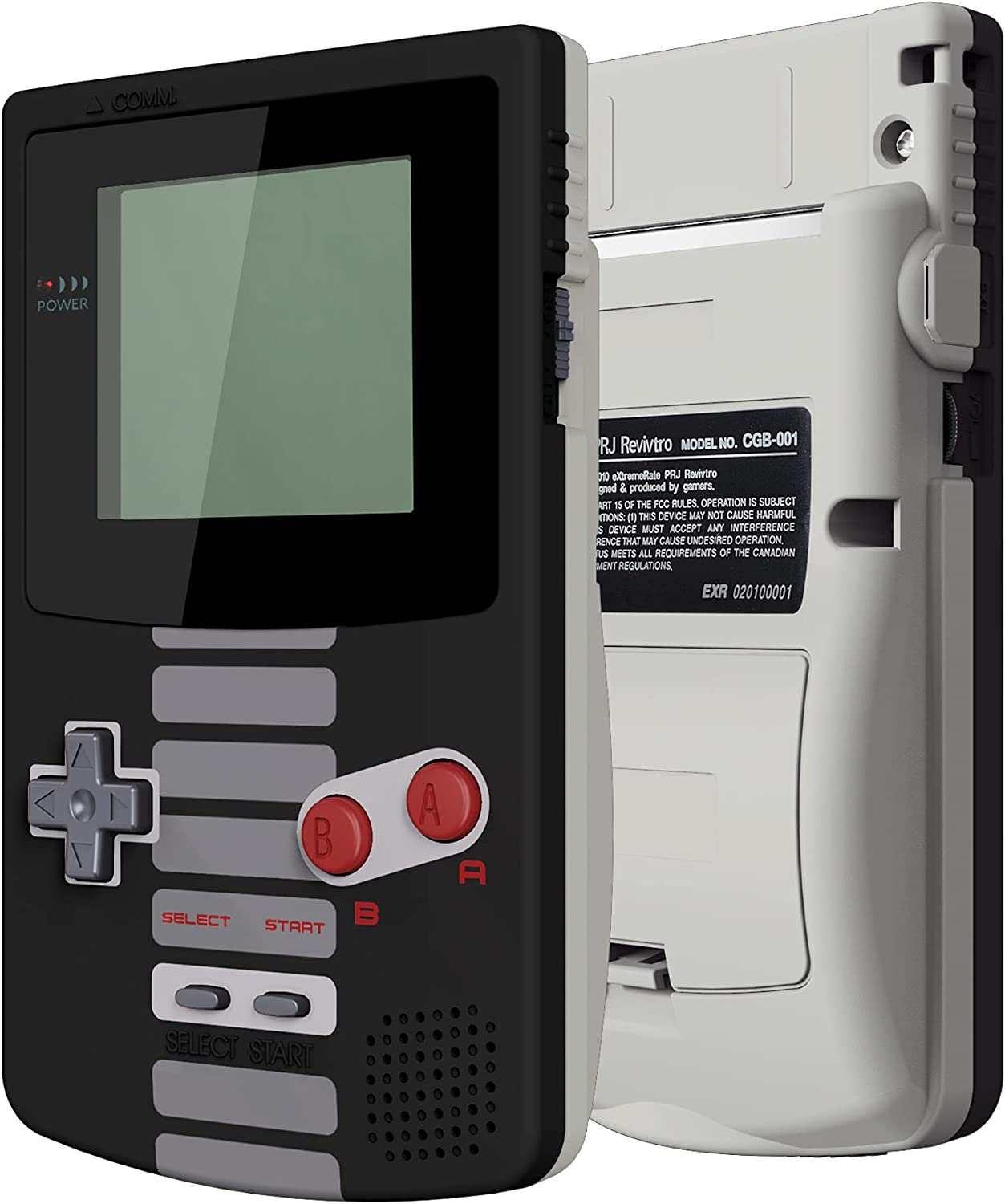 IPS Ready Upgraded Extremerate the Great Wave Replacement Shell Full Housing Cover W/Buttons for Gameboy Color &ndash; Fit for GBC OSD IPS & Regular IPS & Standard LCD &ndash; Console & IPS Screen NOT Included