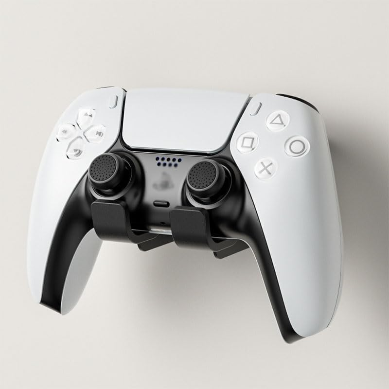 Game Controller Wall Mount Holder Stand - Black image number 4