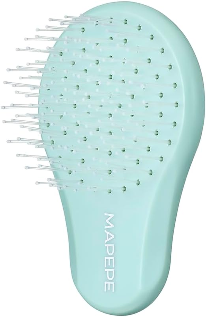 Mapepe Detangling Brush [Pocket Size] Gray Mint MAPEPE image number 2