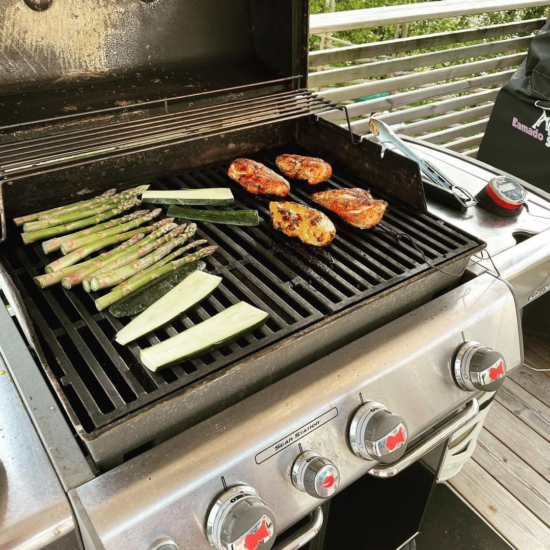 Flavorizer Bars and Heat Deflectors for Weber Genesis E310, E320, E330, S310, S320, S330 Series Grills with Front Controls Knobs Model (2011-2016), Replacement Parts for Weber 7620, 7621 7622 65505 image number 1