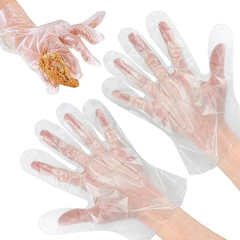 Plastic Disposable Gloves, Disposable Gloves, One Size Fits Most image number 1