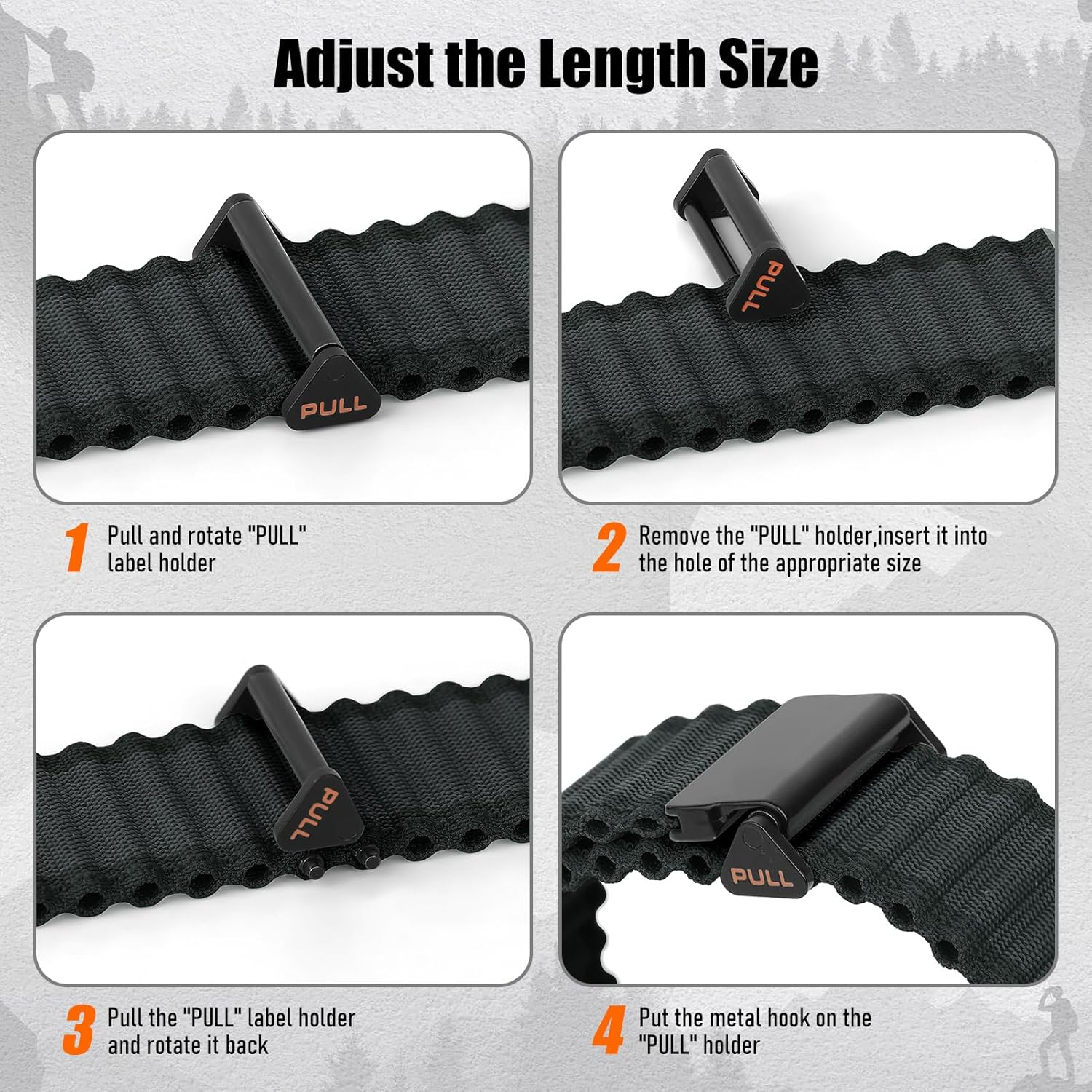 Alpine Loop for Samsung Galaxy Watch Ultra 2/Ultra 2025 2024 Bands Women Men, Adjustable Breathable Sport Nylon Loop Strap Wristband for Samsung Galaxy Watch 8/7 Ultra 47Mm image number 3