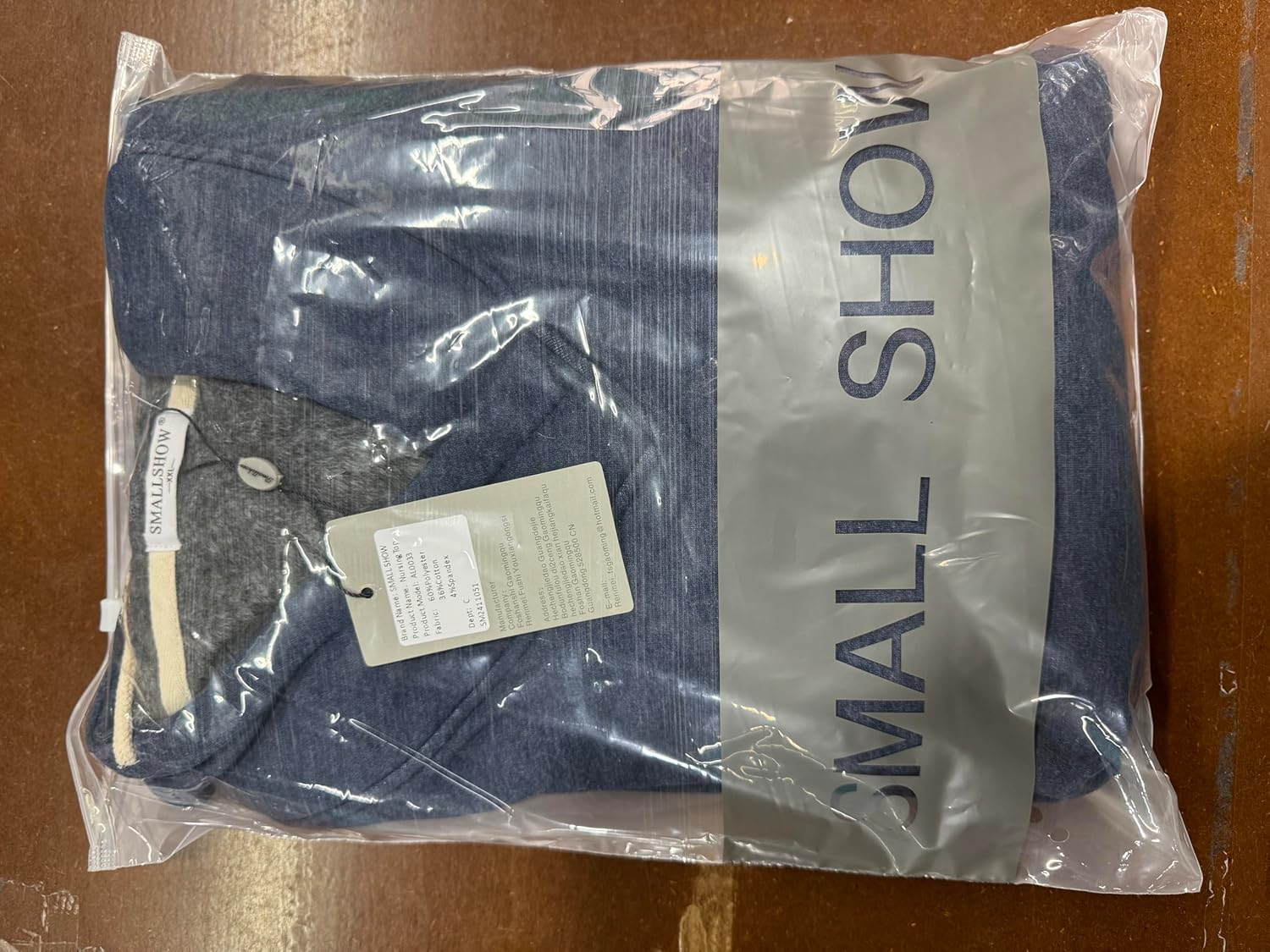 Smallshow Nursing Hoodies Fleece Maternity Sweatshirt for Breastfeeding image number 3