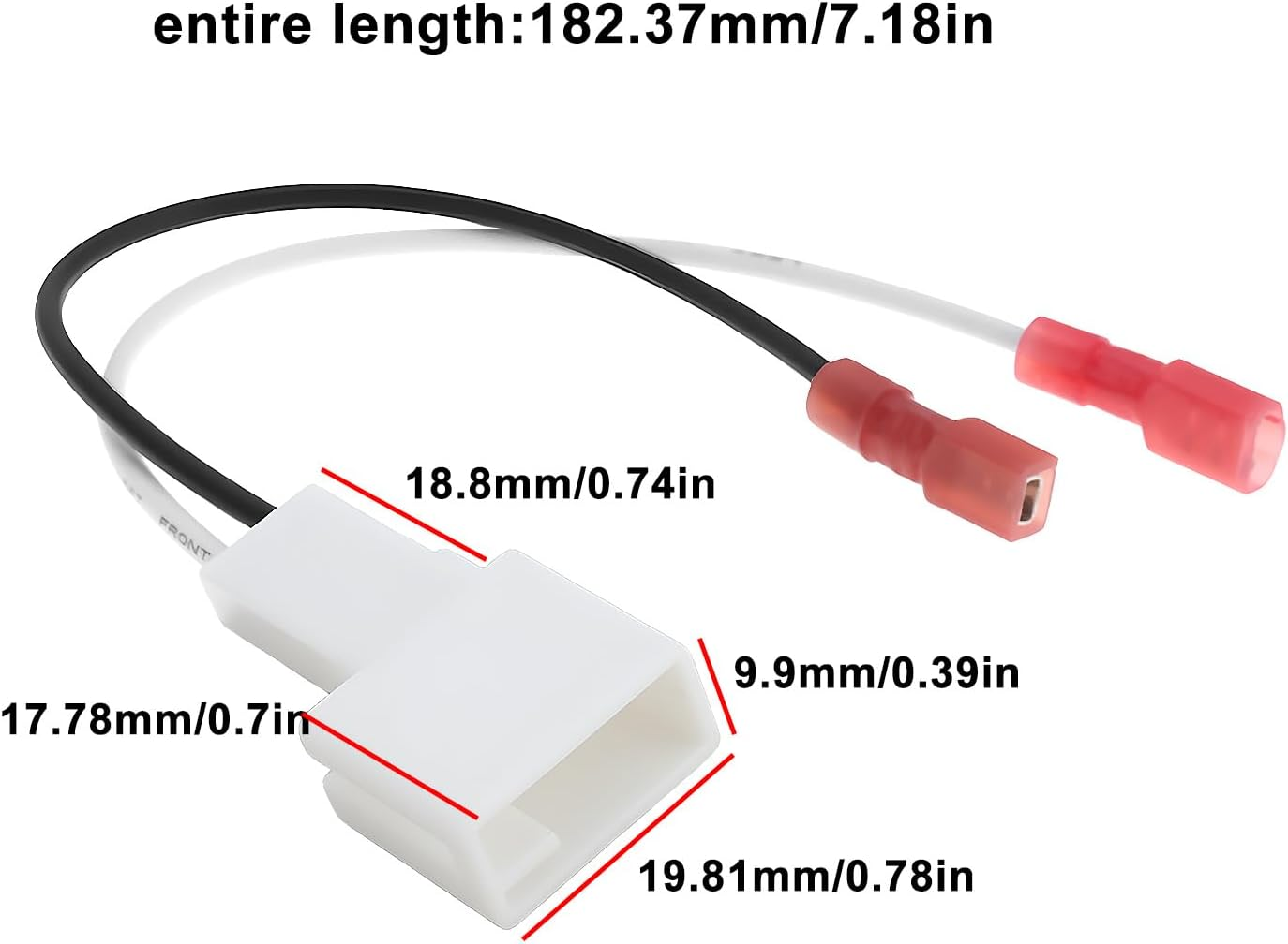 Ecsing 1 Pair Car Speaker Adapter Compatible with Toyota Compatible with Lexus Compatible with Subaru