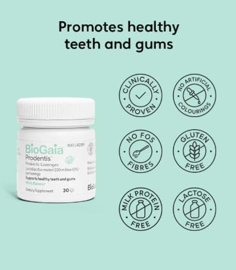 Biogaia Prodentis Lozenges Mint Flavour 30 Pk image number 1