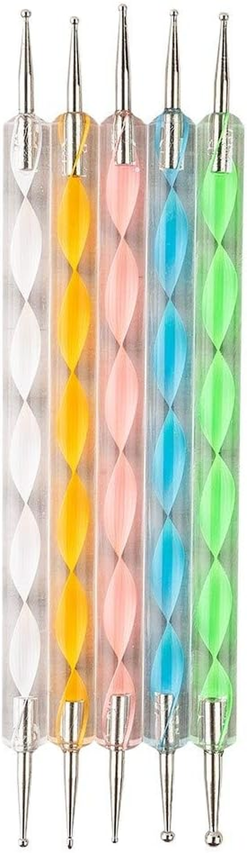 Round Head Needles for Easy Dotting or Nail Art | Dotting Tools with Metal Tips | Pack of 5 image number 2