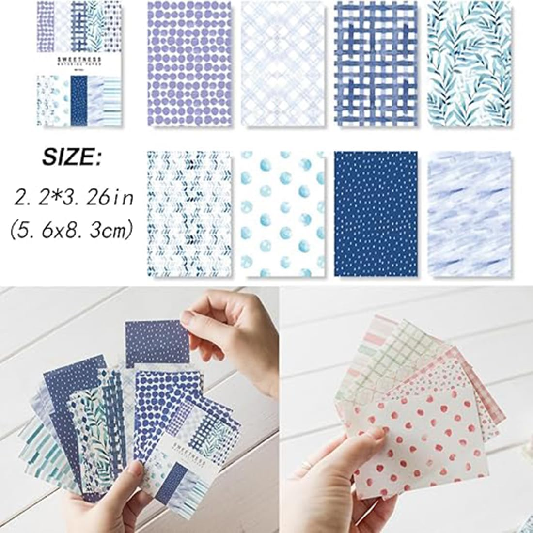 500 Sheets Vintage Scrapbook Paper Set, Aesthetic Stationery Scrapbooking Paper Supplies, Decorative Paper Scrapbook Supplies for DIY Art Crafts Scrapbooking Journal Photo Album