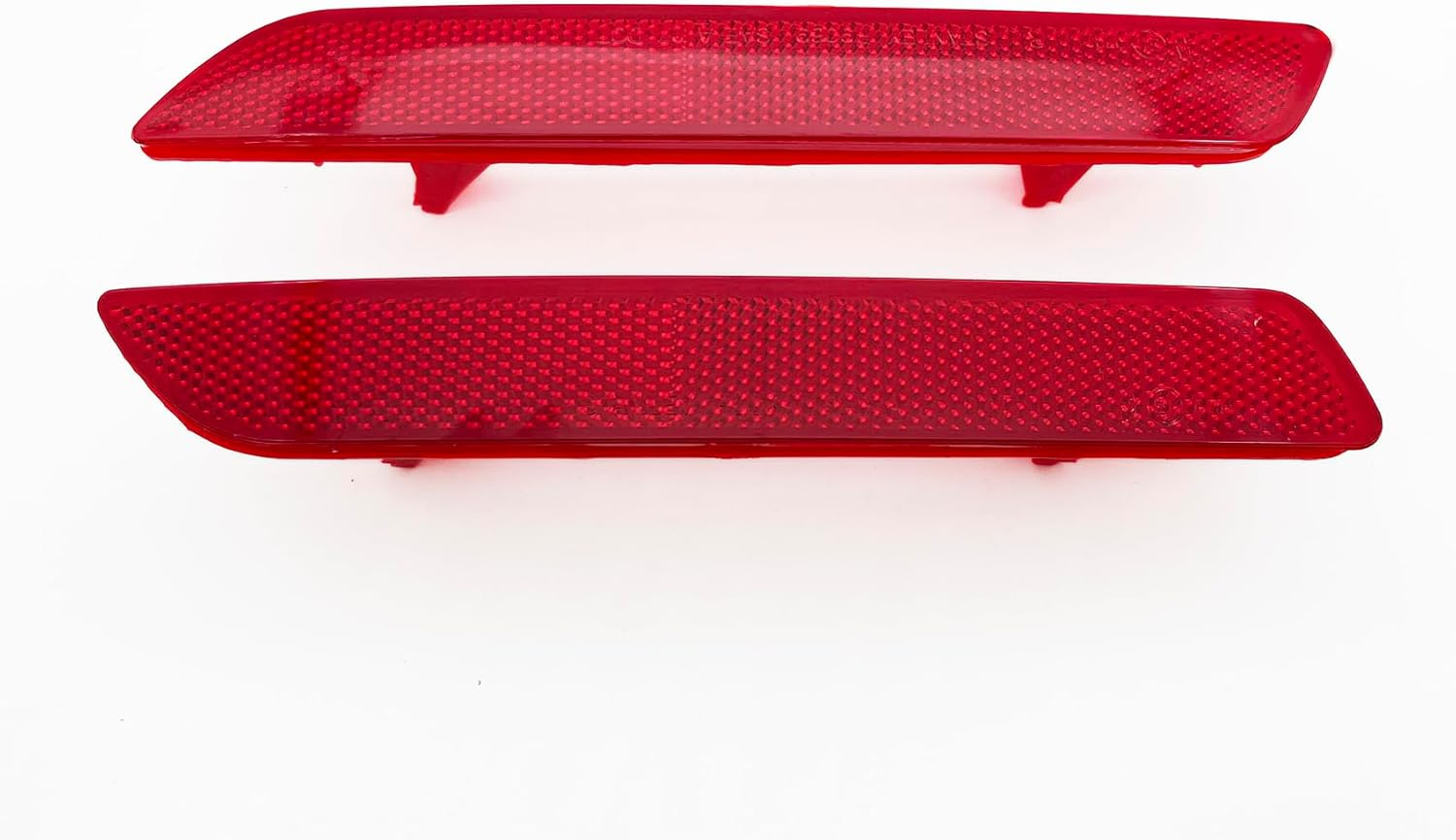 Fits for Honda CRV CR-V 2010 2011 Rear Mounted Bumper Reflector Red Marker Lights Lens Trim Rear Left and Right Brake Lamps image number 2