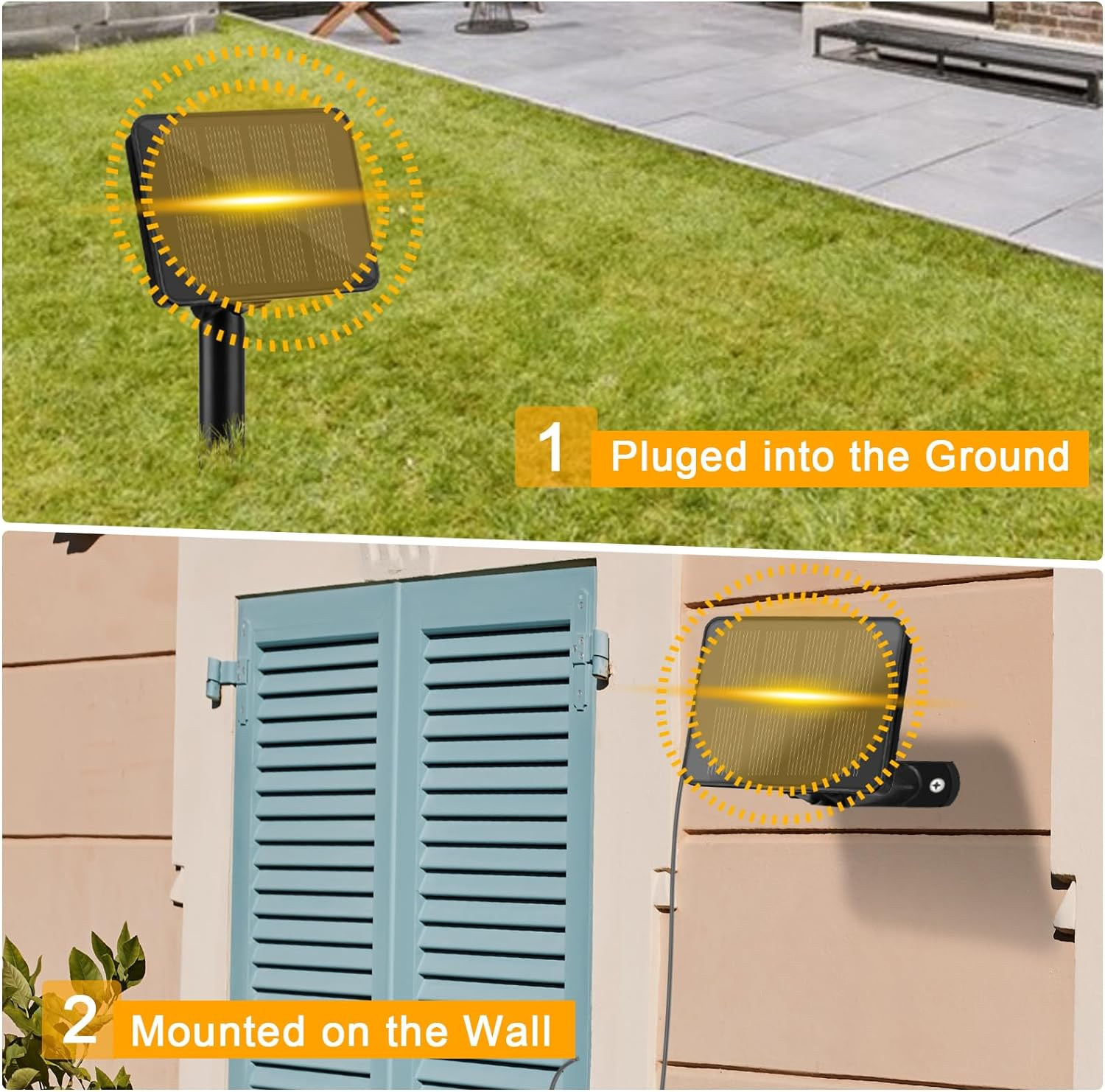 Solar String Lights for Outside, 39.4Ft 120LED Outdoor Solar String Lights 8 Modes for Garden Yard Patio Tree Christmas Deorations Warm White image number 2