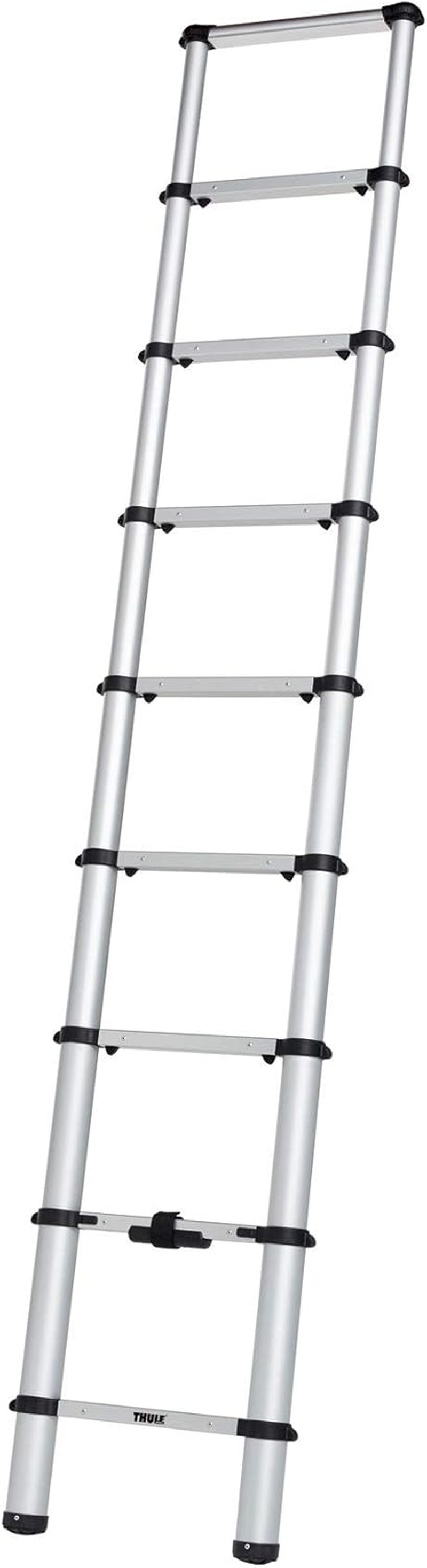 Thule Van Ladder - 9 Steps - 8.5Ft Extension - Telescoping Van Ladder - Easy Close System - EN:131 Compliant image number 6