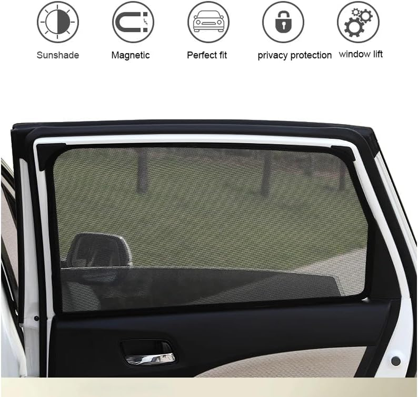 OTTO Shades Custom Magnetic Mesh Sunshade for Mitsubishi Triton 2015-2024, Side, Rear & Port Windows Sun Blind for Baby Protection, Uv/Heat Reduction,Privacy Shield image number 5