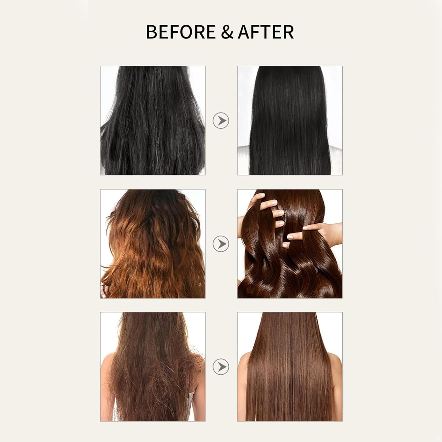 Yizyif Pure Moroccan Argan Hair Oil 40ML Lightweight Non Greasy for Women Men Nourishes Strengthens Repairs Dry Damaged Hair Hydrating Treatment Beige One Size image number 5