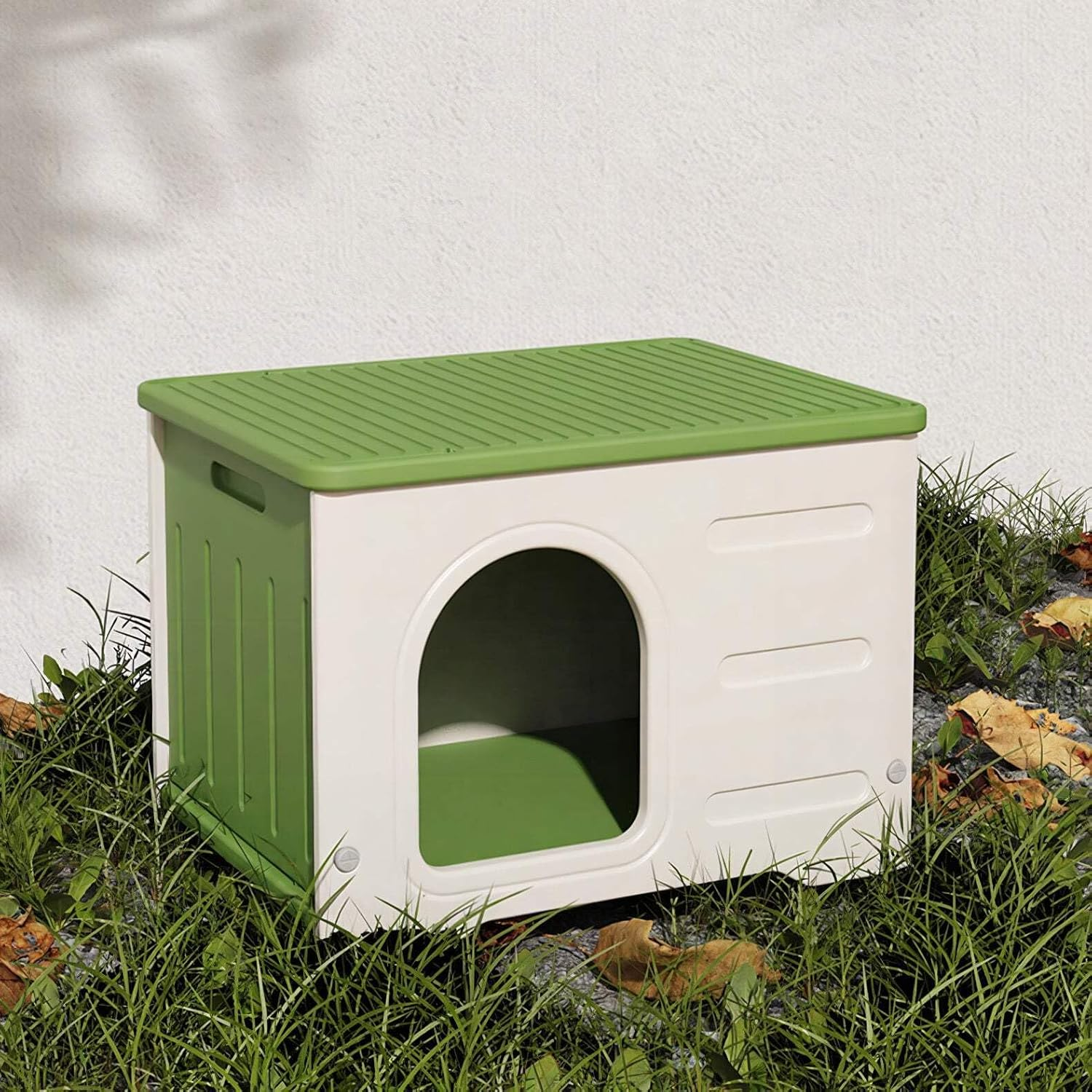 Pet Shack HDPE Weather Proof Indoor Outdoor Pet House for Cats image number 6