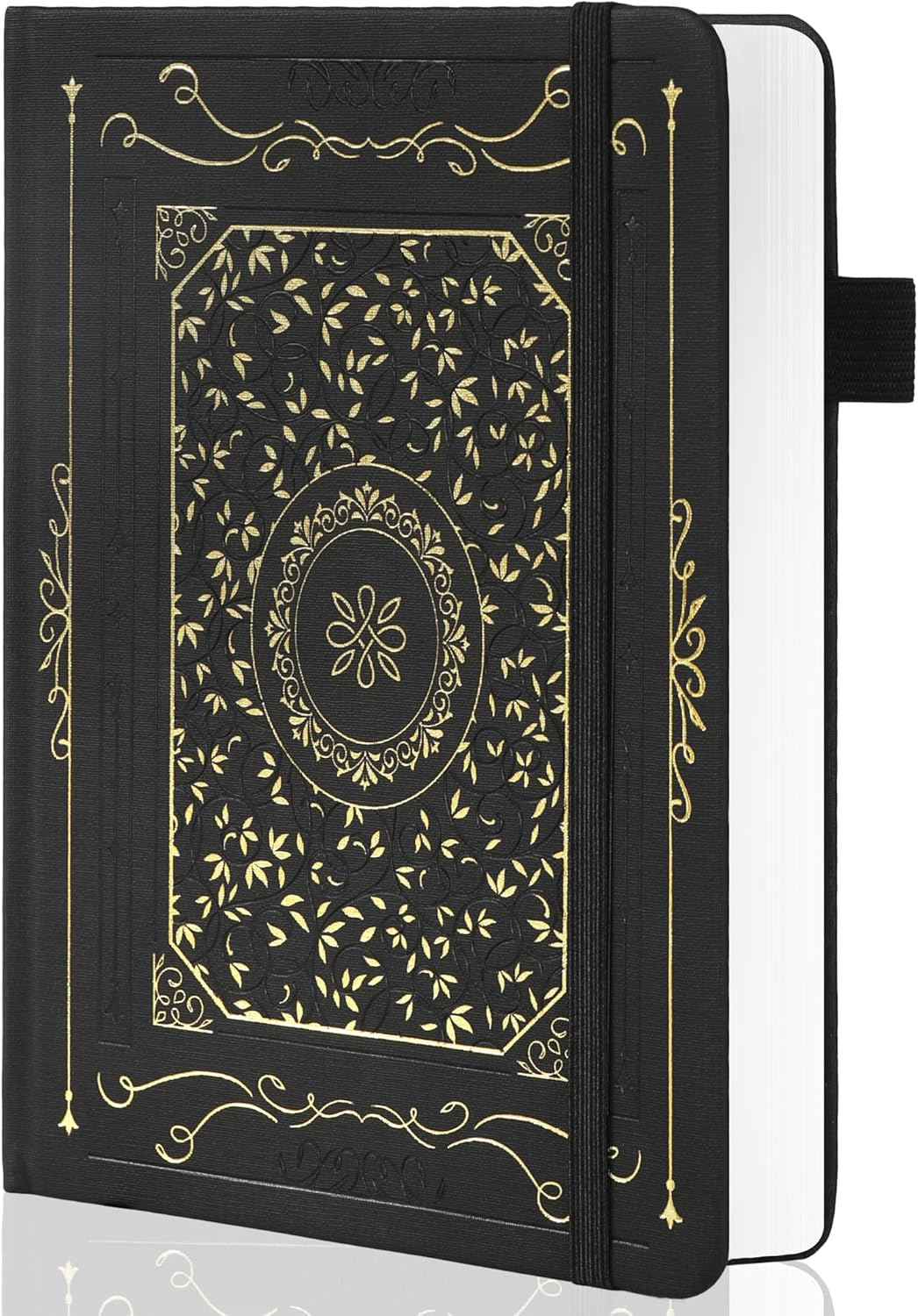 TIEFOSSI Dotted Notebook, 160Gsm Thick Paper, Hardcover Dot Grid Journals for Women Men, 192 Pages, for Travel, School and Office Use