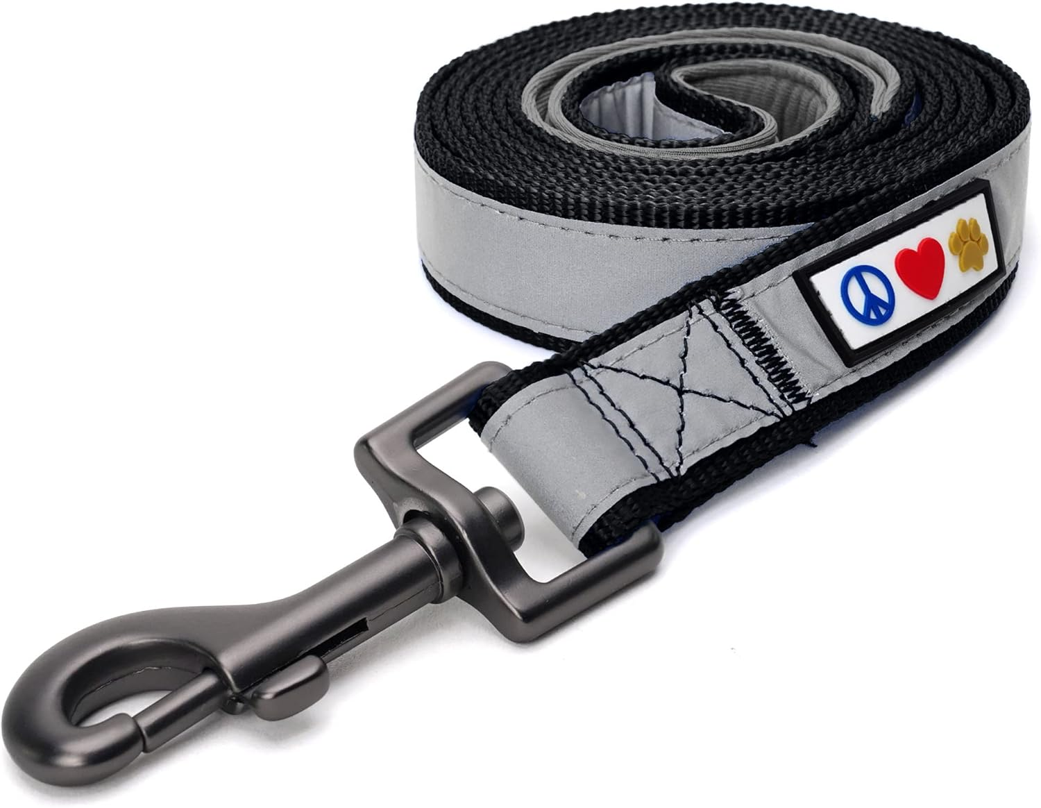 Pawtitas Solid Color Leash Puppy Leash Dog Leash Comfortable Handle Dog Training Leash 6 Ft Dog Leash Medium/Large Lush Green