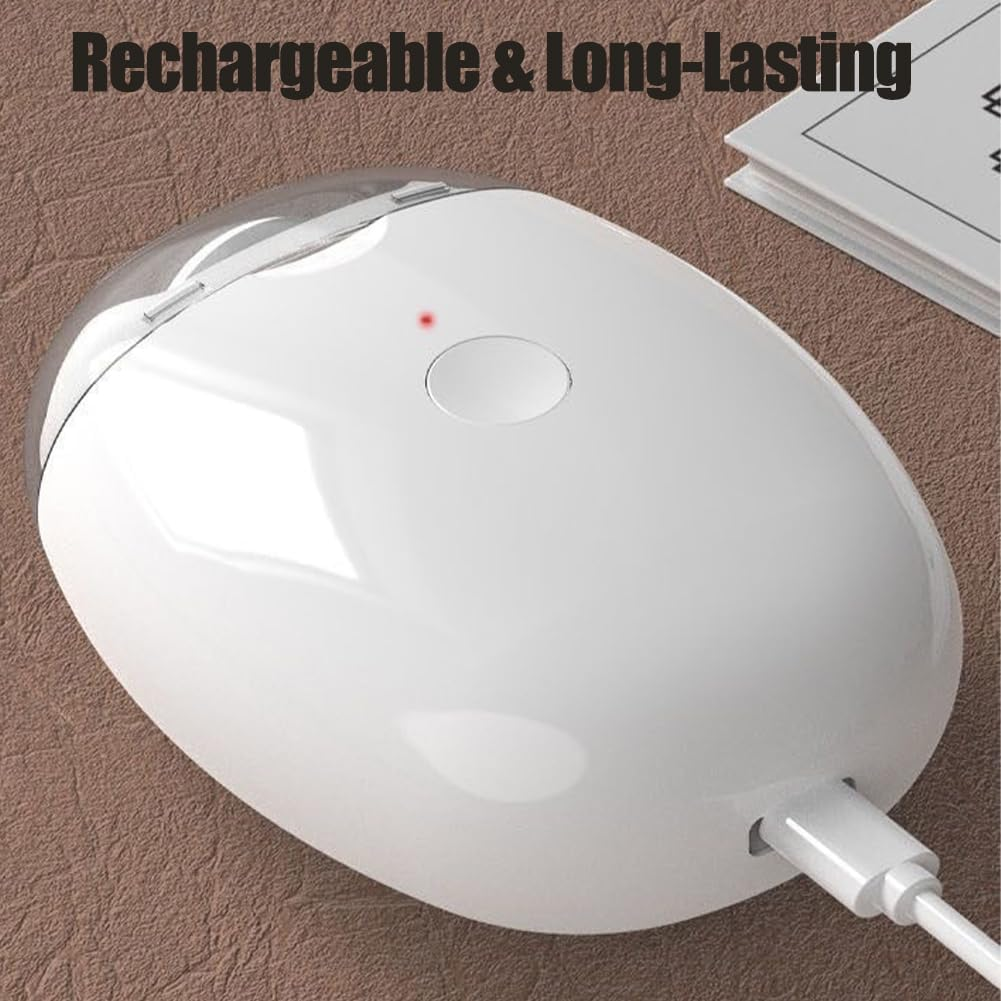 Universal Automatic Fingernail Grinder, Portable 3 in 1 Electric Nail Clippers with LED Light & 3 Speeds, 360&deg; Silent Auto Fingernail Cutter and Polishing Trimmer, for Whole Family (1 PC) image number 2