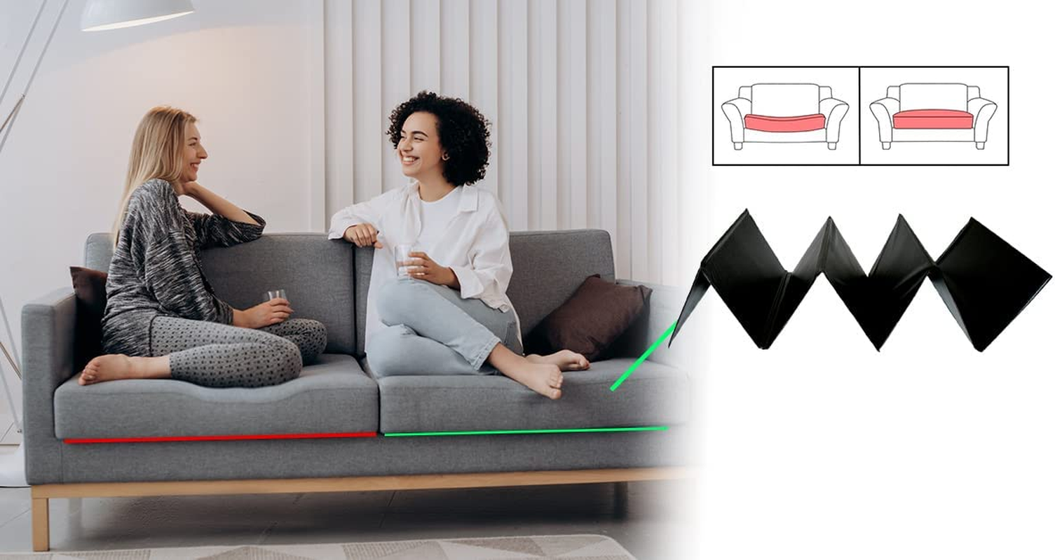 LAMINET Deluxe Extra Thick Sagging Furniture Cushion Support Insert| Seat Saver| New and Improved| Extend the Life of Your Sofa| 60% Thicker - Sofa - 17" L X 66" W image number 4