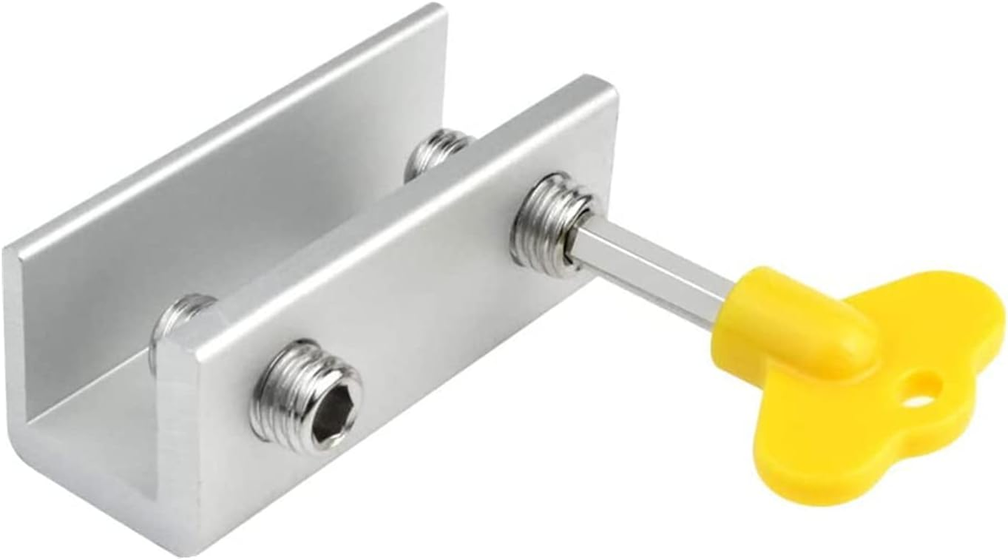 Sliding Window Locks Aluminum Alloy Door Frame Security Lock with Keys Protection Home and Office Anti-Theft (Small) image number 5