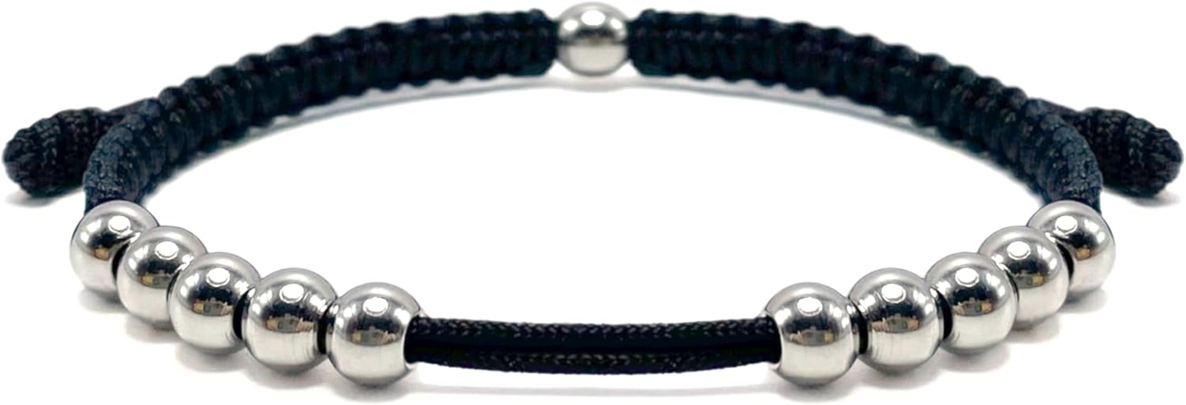 LAMIBEE Golf Stainless Steel 10 Beads Score Counter Bracelet, Golf Stroke Count Bracelet, Resizable and Easy to Adjust Golf round Scoring Tracker, Durable and Stylish Golf Accessory