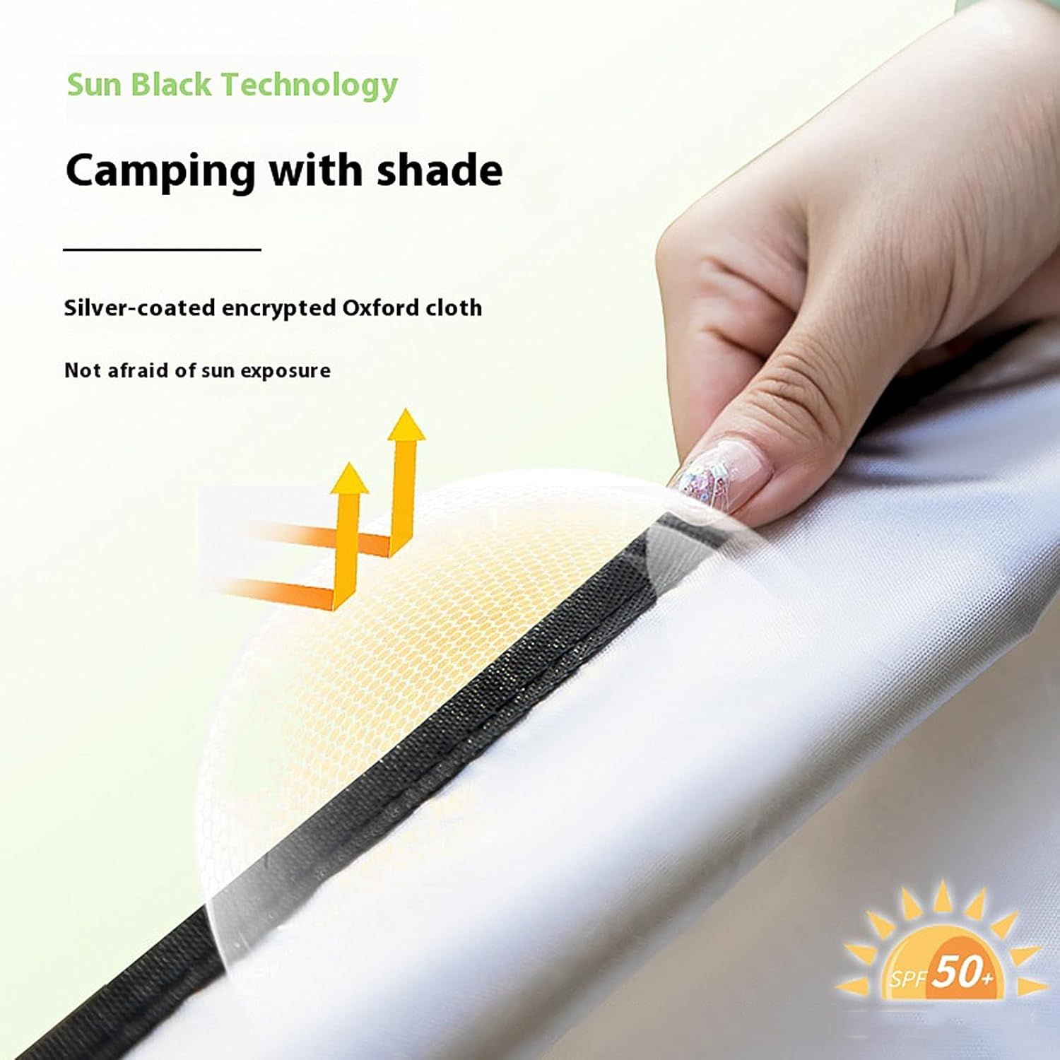 Lvpradior Tent Tarp Waterproof 3X3M/3X4M, Portable Camping Waterproof Tarp Rain Fly Windproof Snowproof Anti-Uv Awning Canopy, for Camping, Travel, Outdoor, Hammock (3 * 3M) image number 1