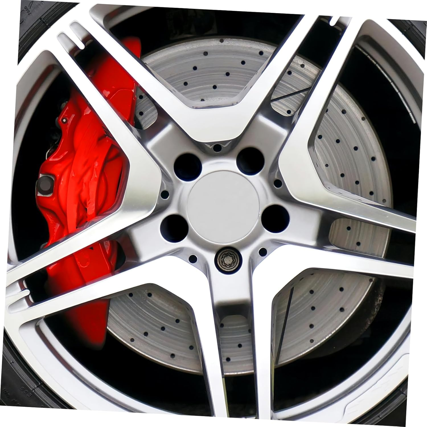 Zerodeko 4Pcs Car Wheel Rim Hub Caps Tire Center Hub Cap Covers for SUV Truck Rv Automotive Exterior Accessories image number 4