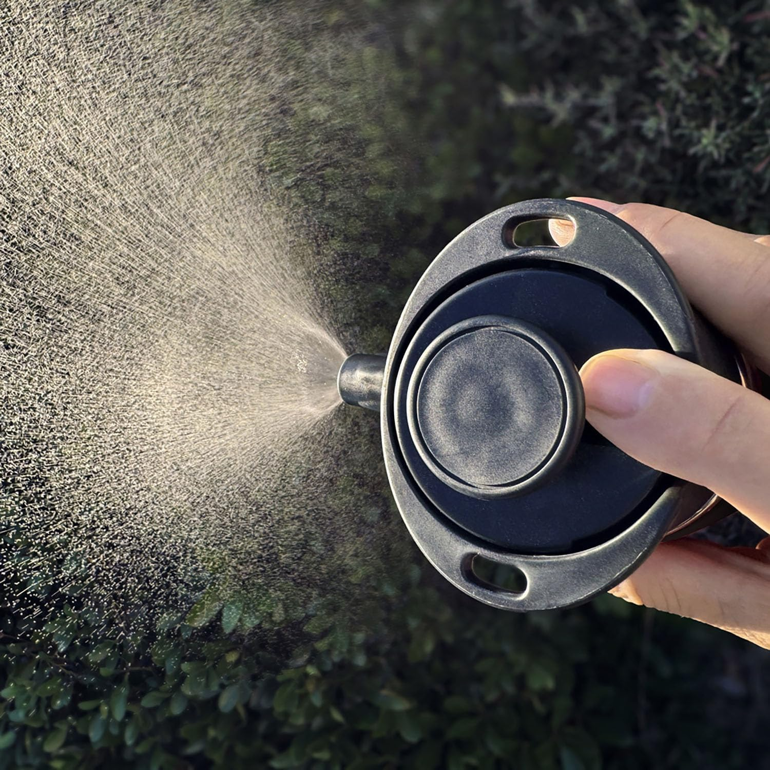 Lunatec&reg; Insulated Hydration Spray Water Bottle - a Pressurized Personal Mister, Camp Shower and Sport Water Bottle in One Easy-To-Use BPA Free Bottle. - Black image number 5