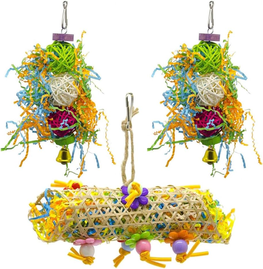 ANCLLO Bird Chewing Foraging Shredder Parrot Cage Shredder for Bird image number 2