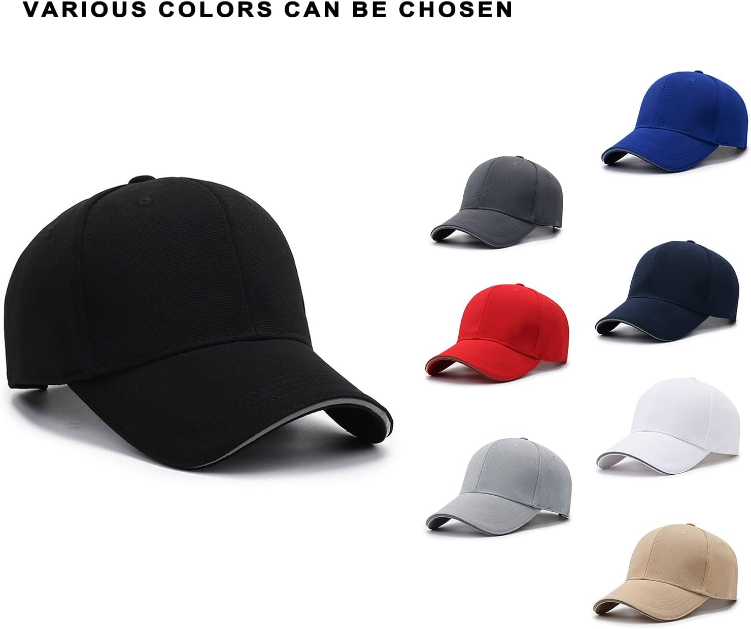 Men'S Baseball Cap for Linkin Park Print Casual Hat Running Cap Golf Caps Adjustable Sun Visor Hat Trucker Cap Unisex Duckbill Cap-White||One Size image number 2