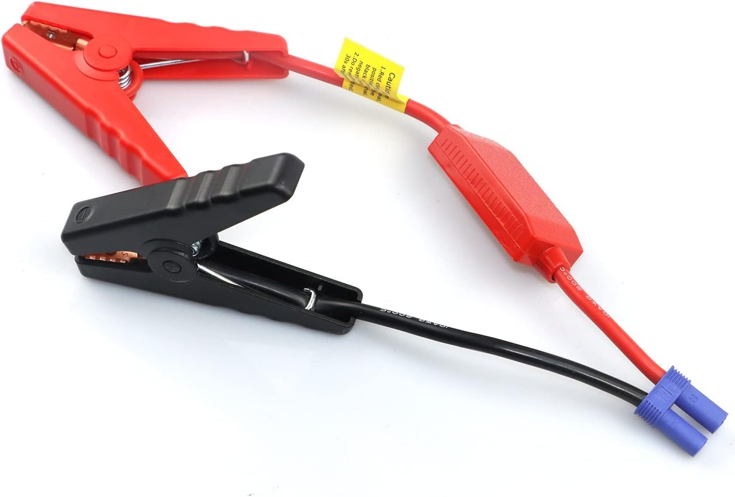 EC5 Jump Starter Cable with Battery Clamps - Booster Jumper Cables Automotive Replacement Jump Starter EC5 Connector Emergency Jumper Cable Alligator Clips for 12V Portable Car Jump Starter 8AWG Wire image number 6