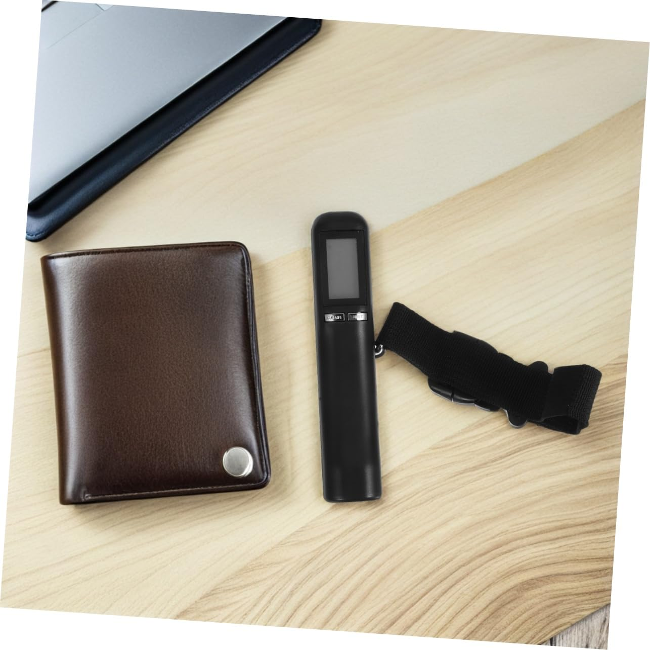 JEWEDECO Digital Hanging Luggage Scale 50Kg High-Strength Strap Portable Electronic Travel Scale Backlit LCD for Accurate Suitcase Weight Measurement image number 2