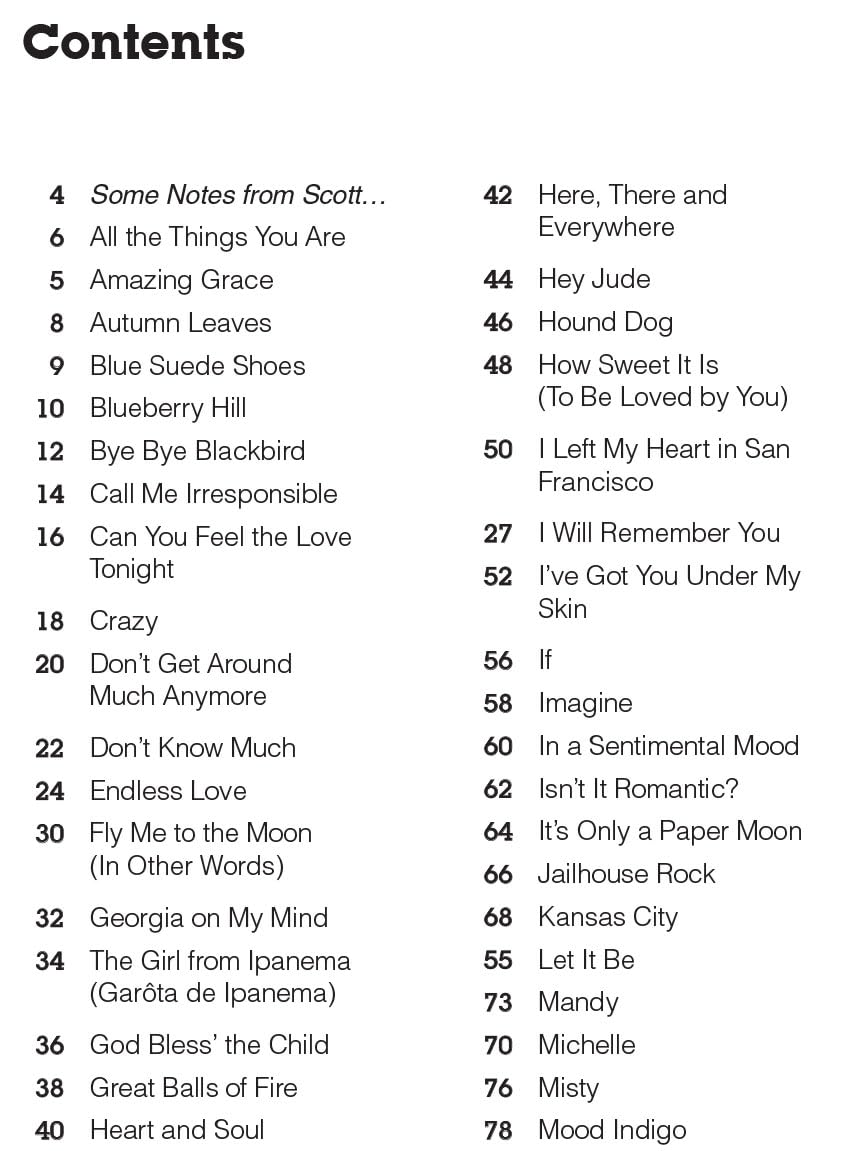 Scott the Piano Guy'S Favorite Piano Fake Book image number 2