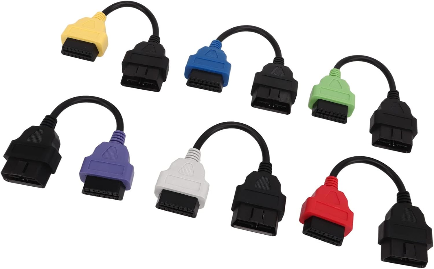 6 Pcs for Multiecuscan Adapter Cable OBD2 Diagnostic ECU Scan Tool Cable Replacement for Fiat