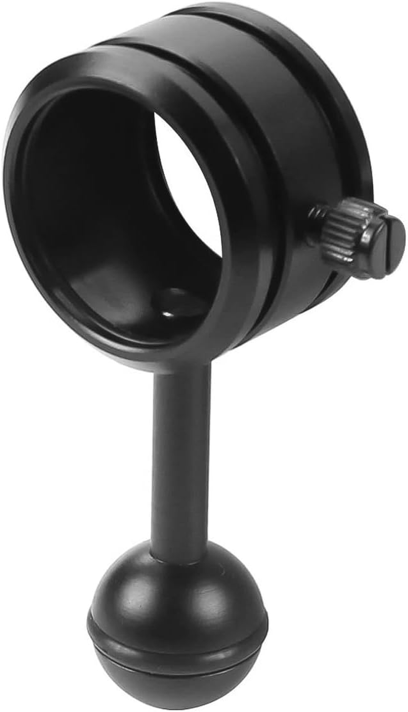 Laroal Diving Fill Light Clip Underwater Flashlight Ball Joint Diving Flashlight Clamp Underwater Photography Lighting Ball Head Clamp