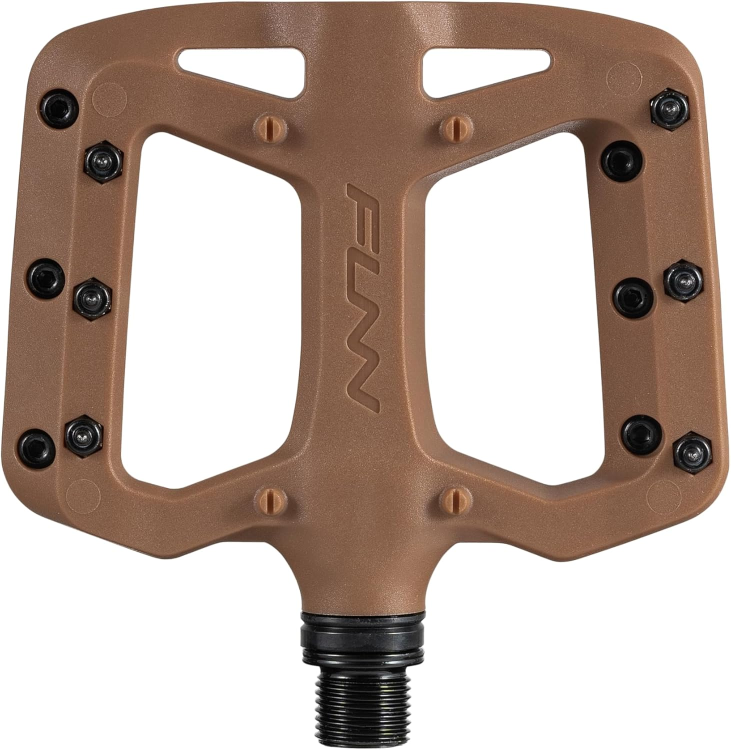 Funn Taipan S Glass Fiber Reinforced Thermoplastic Bike Pedals with 9/16-Inch Crmo Axles and Shin-Friendly Pins for Mtb/Bmx/Urban/Gravel Riding