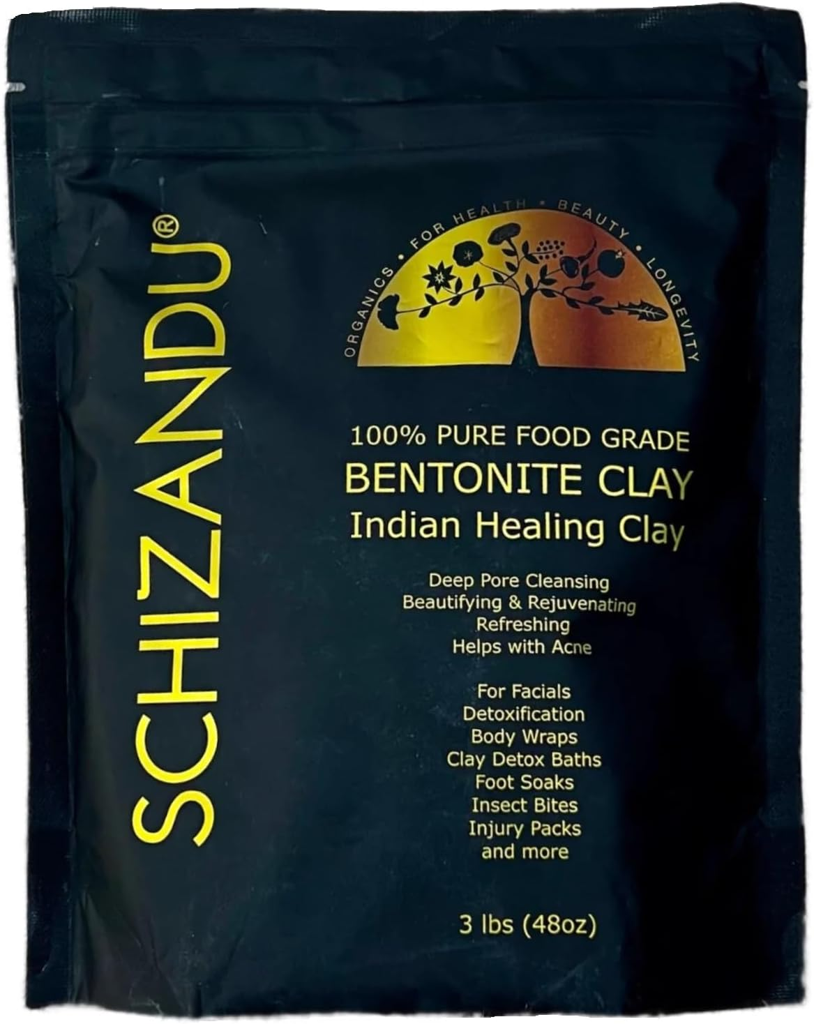 Schizandu Organics Bentonite Indian Aztec Healing Clay, Vegan 100% Pure | 3 Lbs |Supports Beauty Masks, Hair Masks, Acne Treatment, Natural Soap, Cleanser image number 5