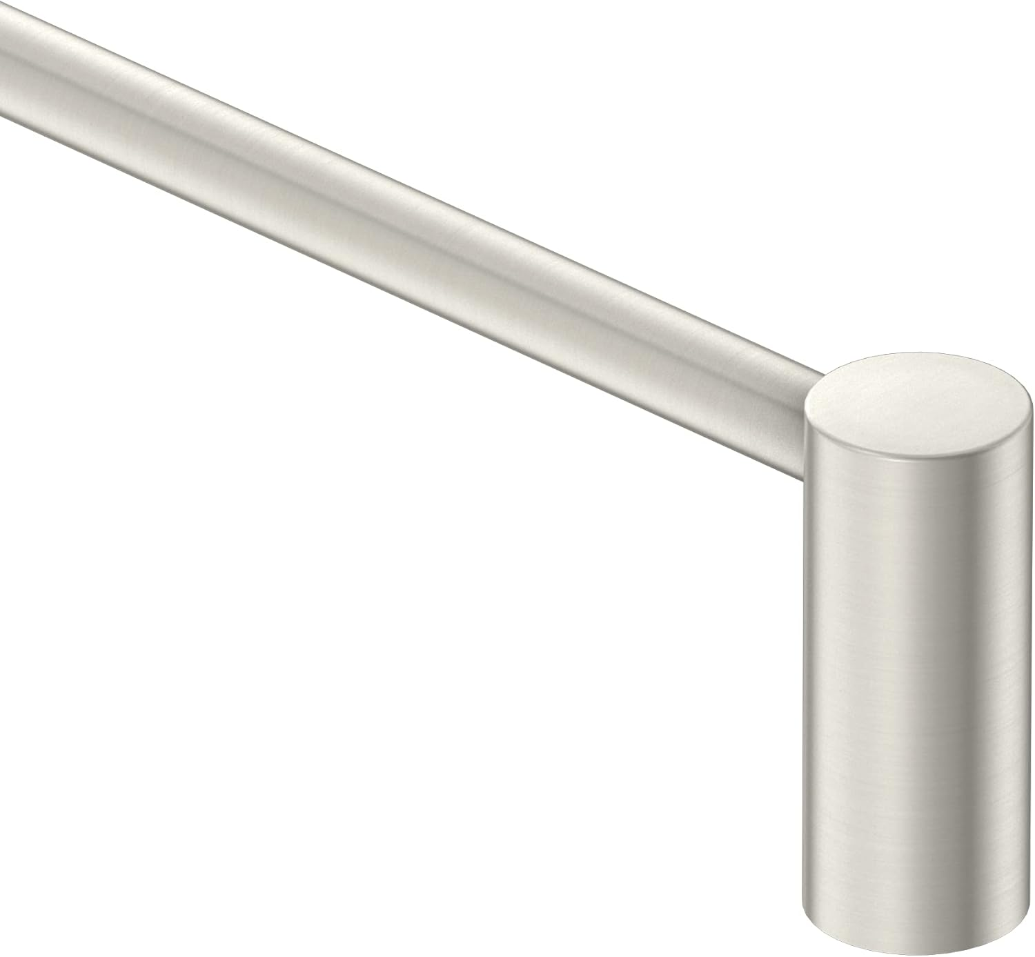 Moen YB0424BN Align 24-Inch Modern Single Towel Bar for Bathroom or Kitchen, Brushed Nickel