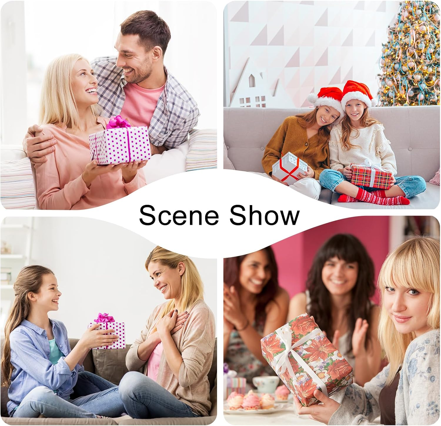 LUHOCIY Cosmetic Bag Flowers, Quilted Cosmetic Bag, Make up Bag, Made of Soft Cotton Material with Zip for Holding Various Make-Up Utensils, Purple, in a Sweet and Fresh Morandi image number 5