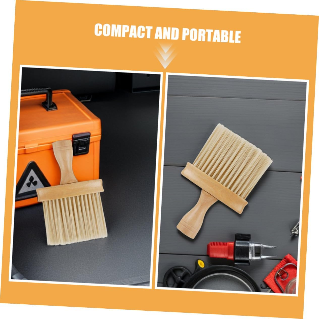 3Pcs Car Air Vent Cleaning Brushes Soft Bristles for Automotive Interior Dust Removal Ergonomic Grip Air Conditioner Vent Detailer Protects Delicate Surfaces image number 6