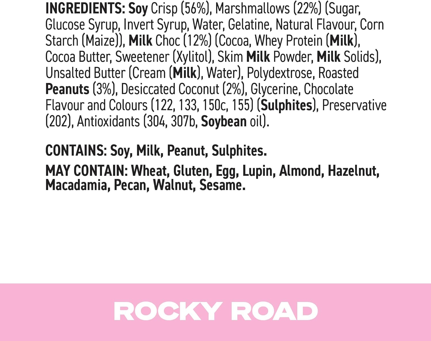 Protein Crisp Bar Rocky Road Pack of 12 X 50G image number 2