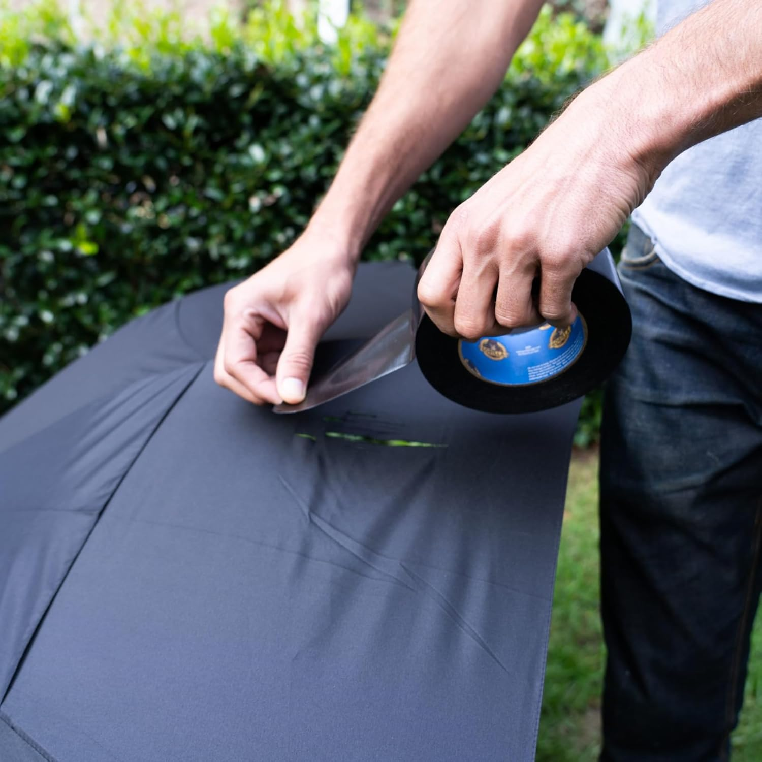 Gorilla Permanent Sticky Waterproof All Weather Tape [Butyl Rubber]: 1.88 In. X 30 Ft. (Black) image number 6