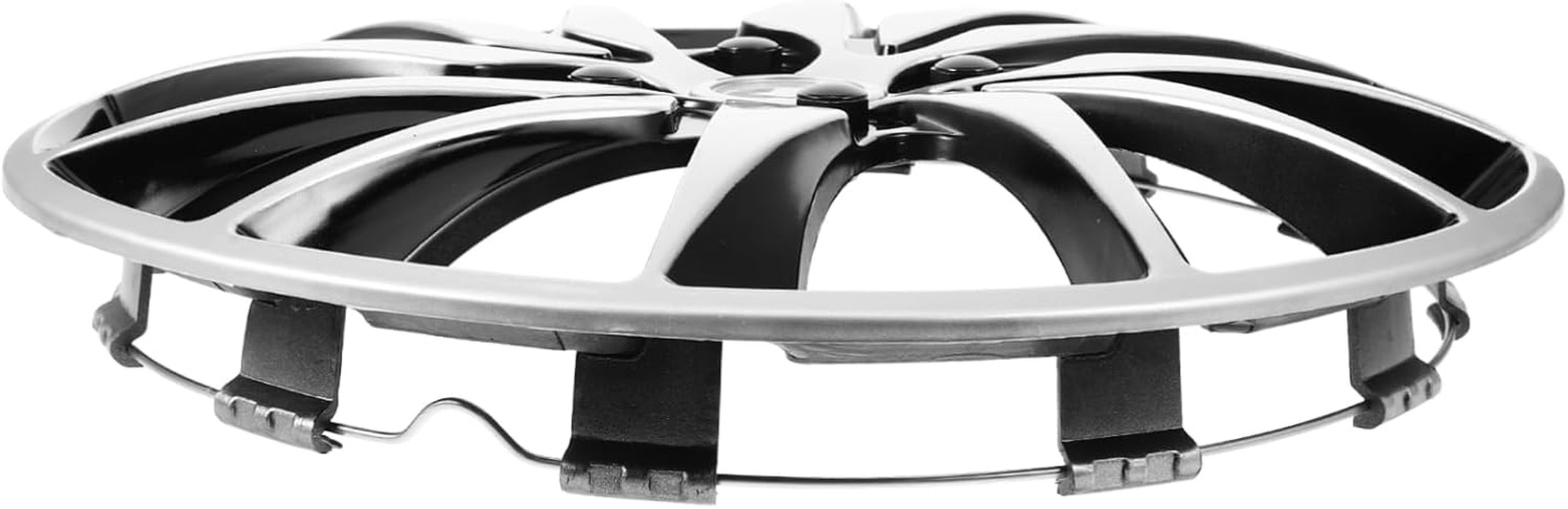 ZUNOXAZ Car Hubcap Decorative Wheel Hub Caps for Automotive Rim Protector Silver Car Accessories Exterior image number 2