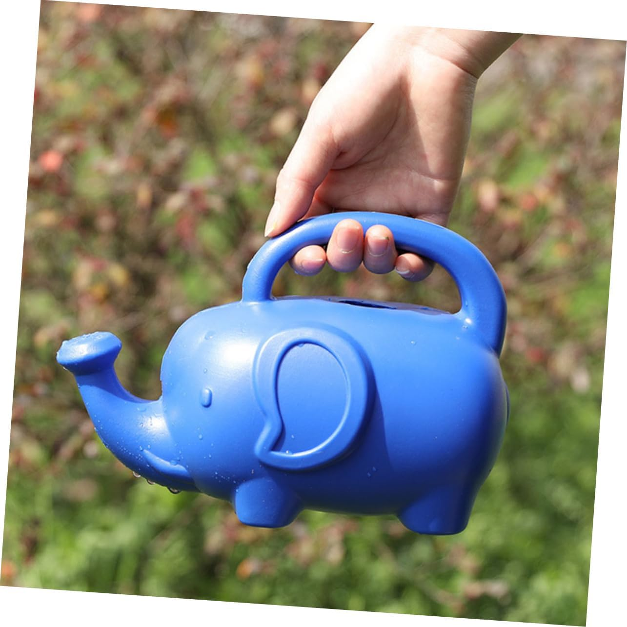 2Pcs Cartoon Watering Pot Garden Watering Can Outdoor Plastic Kettle Gardening Tool image number 4