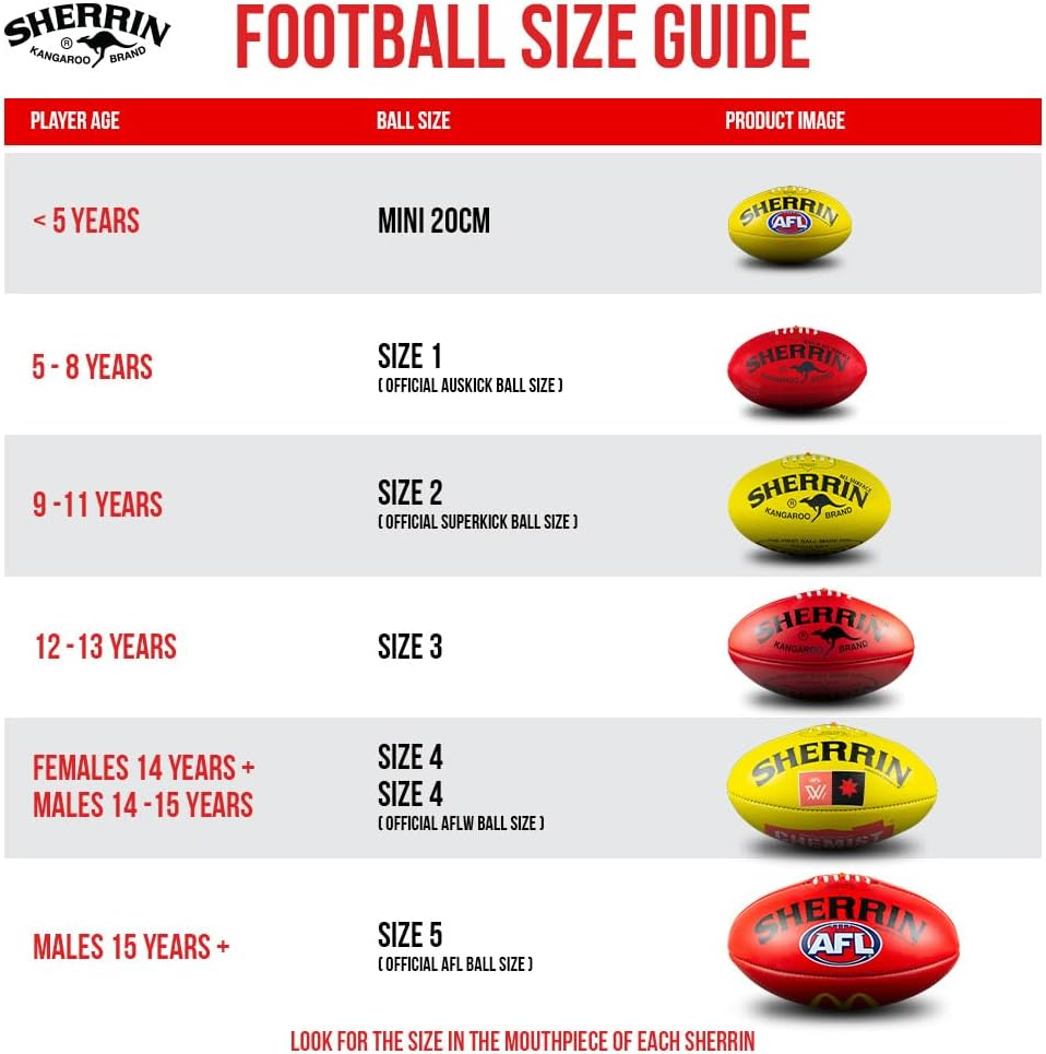 Sherrin Hawthorn Hawks AFL Team Softie Football, Size 20Cm