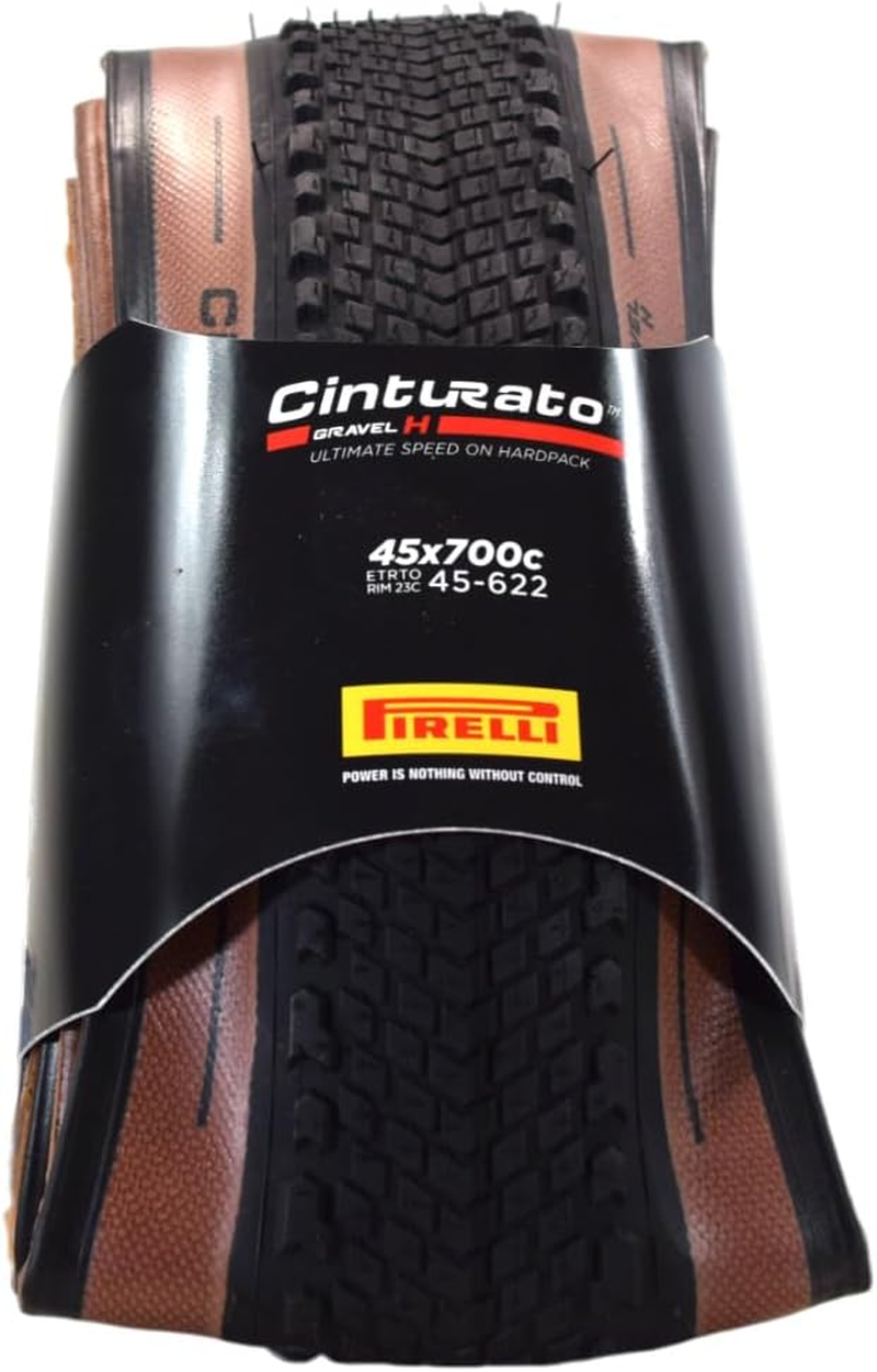 Pirelli Cinturato Gravel H Bike Tire, Hard Gravel Surfaces, Tubeless Ready Clincher TLR, Grip & Adapt, Advanced Puncture/Cut Protect, (1) Tire, Black or Tan Sidewall / 700C or 650B Sizes image number 3